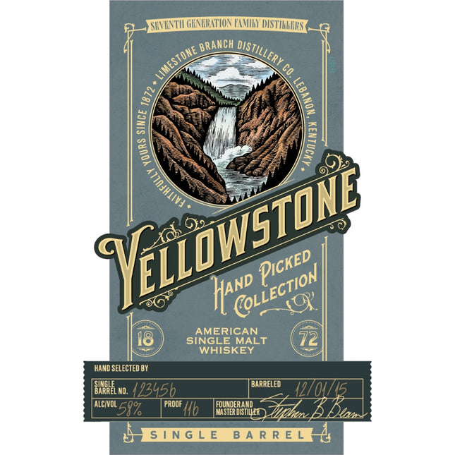 Yellowstone Hand Picked Collection Single Malt Whiskey - Barbank