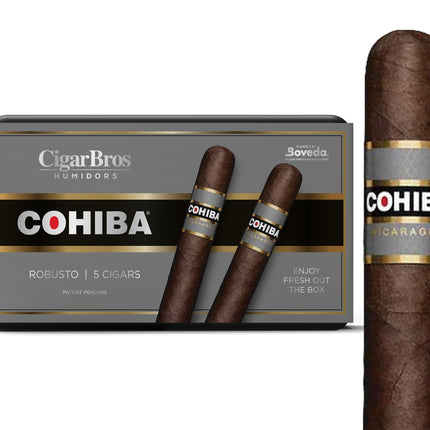 Cohiba Nicaruga By CigarBros 5ct Cohiba Nicaruaga Robusto + 5% Discount + FREE Humidor