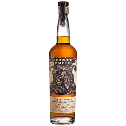 Redwood Empire Devils Tower High Rye Bourbon Whiskey - Barbank