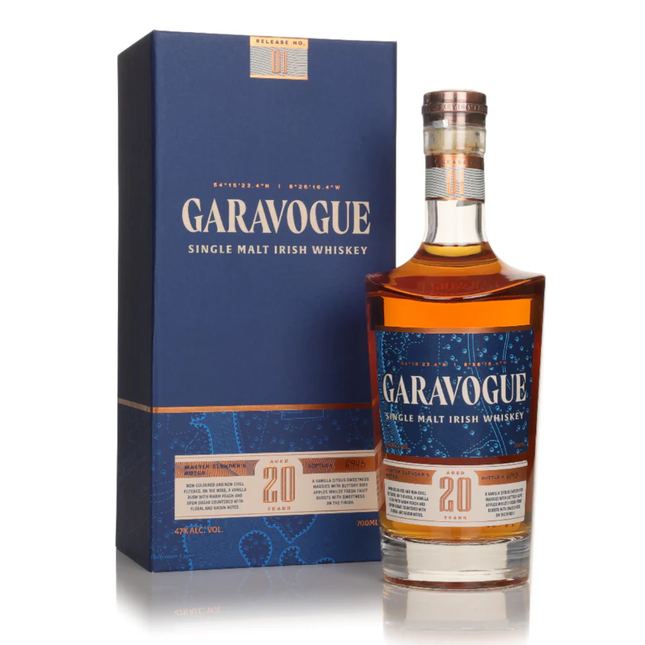 Garavogue 20-Year-Old Single Malt Irish Whiskey
