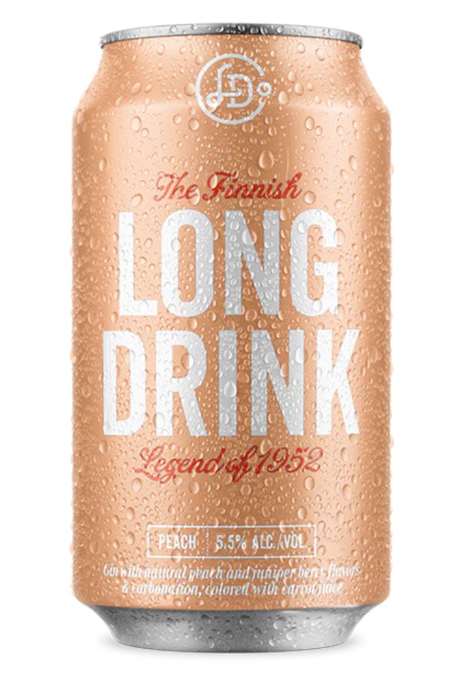 The Long Drink Company Peach Seltzer 6 Pack