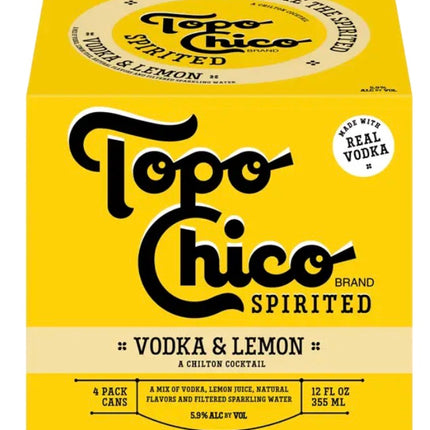 Topo Chico Vodka & Lemon RTD Cocktail - Barbank