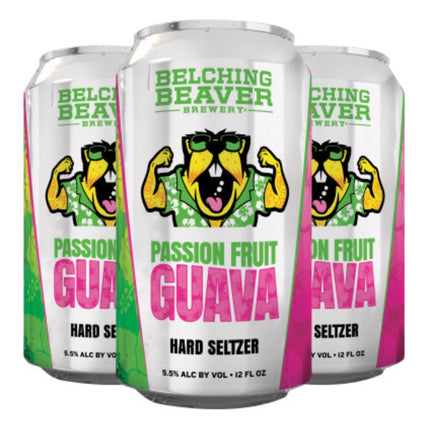 Belching Beaver Passion Fruit Guava Hard Seltzer 6pack - Barbank