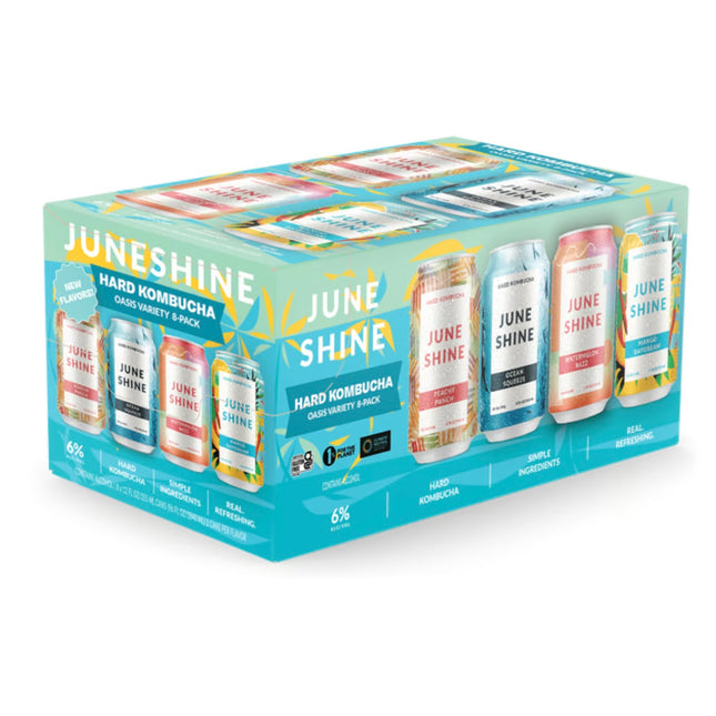 JuneShine Hard Kombucha Oasis Variety Pack - Barbank