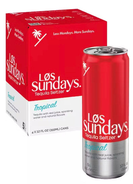 Los Sunday Tropical Tequila Seltzer