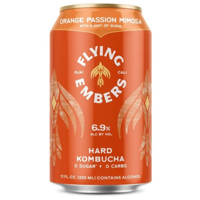 Flying Embers Kombucha Orange Passion Mimosa - Barbank