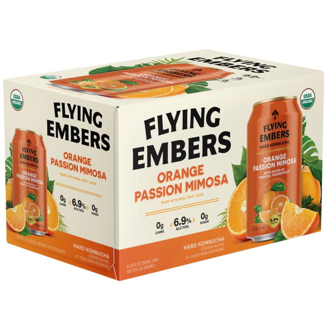 Flying Embers Kombucha Orange Passion Mimosa - Barbank