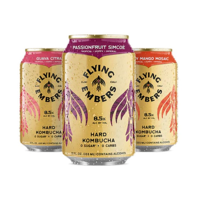 Flying Embers Kombucha Tropical Hops Variety Pack - Barbank