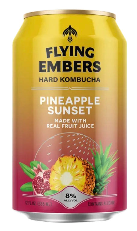 Flying Embers Kombucha Pineapple Sunset