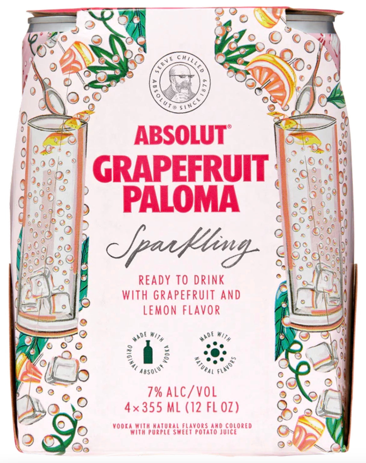 Absolut Grapefruit Paloma RTD Vodka Cocktail