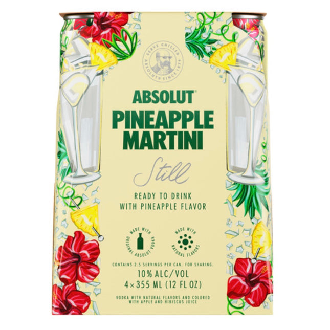 Absolut Pineapple Martini RTD Vodka Cocktail - Barbank