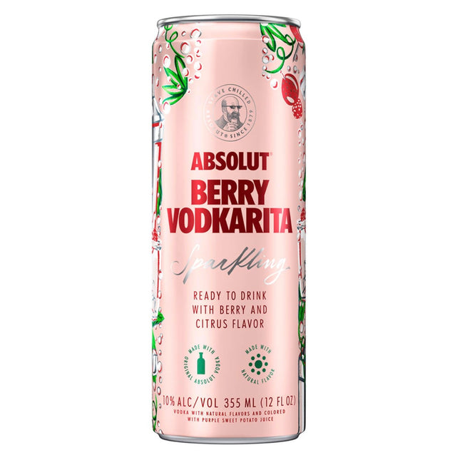 Absolut Berry Vodkarita RTD Vodka Cocktail - Barbank