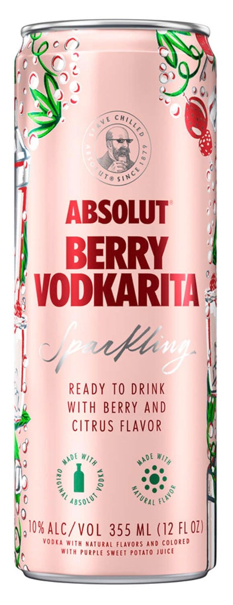 Absolut Berry Vodkarita RTD Vodka Cocktail