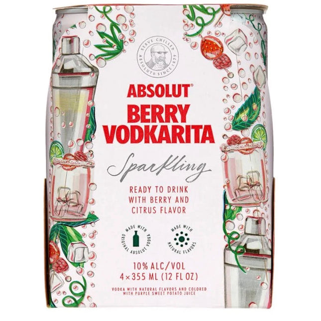 Absolut Berry Vodkarita RTD Vodka Cocktail - Barbank