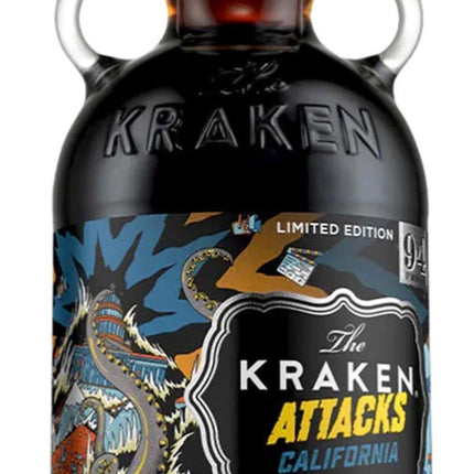 Kraken Attacks California Black Spiced Rum 94 Proof - Barbank