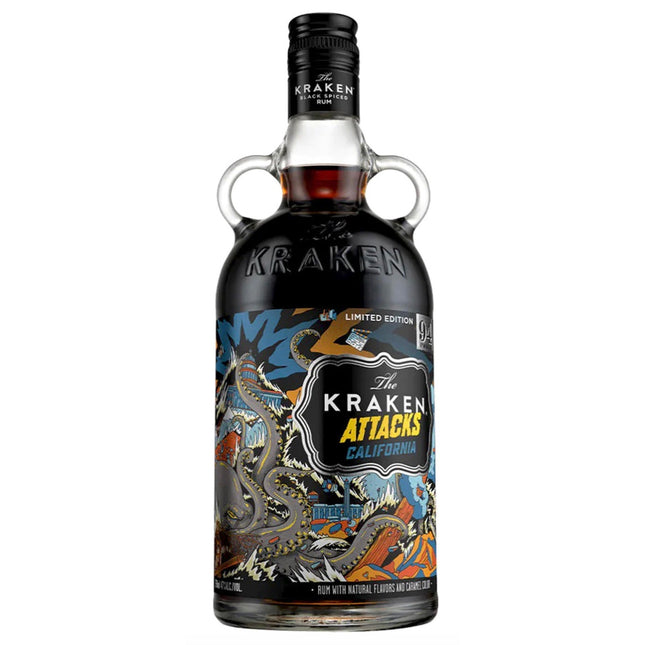Kraken Attacks California Black Spiced Rum 94 Proof - Barbank