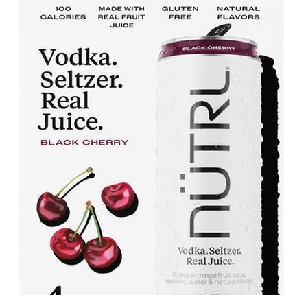 Nutrl Black Cherry Vodka Seltzer - Barbank