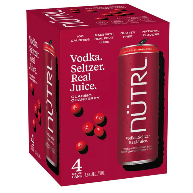 Nutrl Cranberry Vodka Seltzer - Barbank