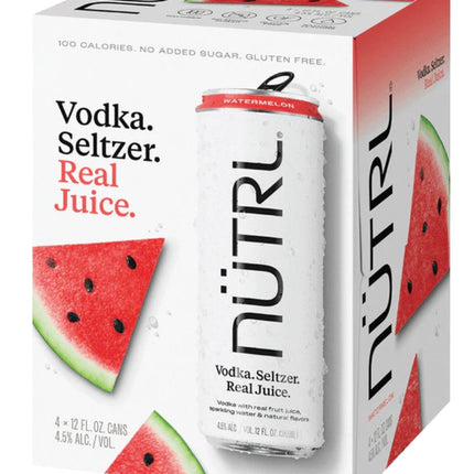 Nutrl Watermelon Vodka Seltzer - Barbank