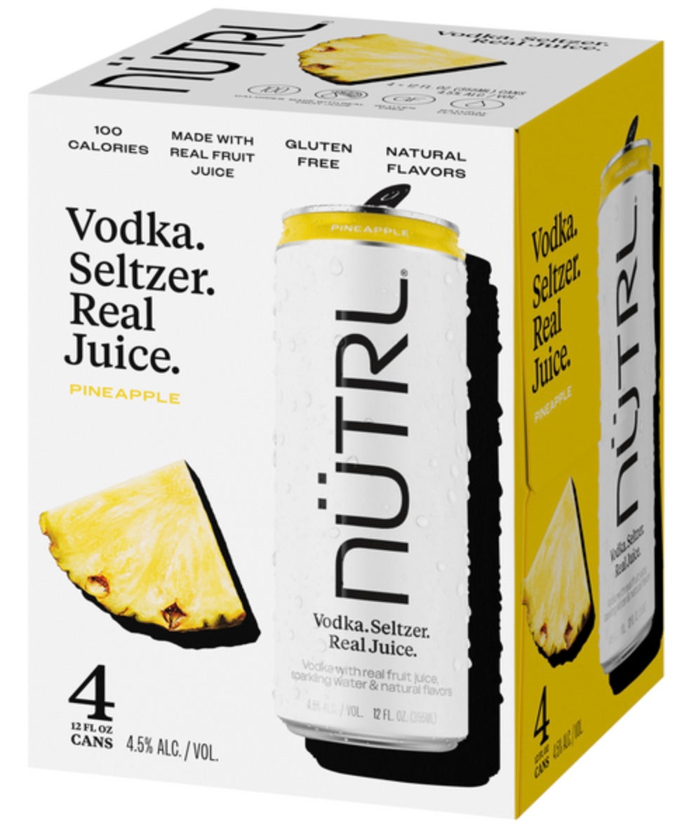 Nutrl Pineapple Vodka Seltzer