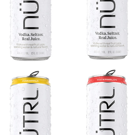 Nutrl Fruit Variety Pack Vodka Seltzer - Barbank