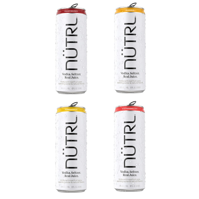 Nutrl Fruit Variety Pack Vodka Seltzer - Barbank