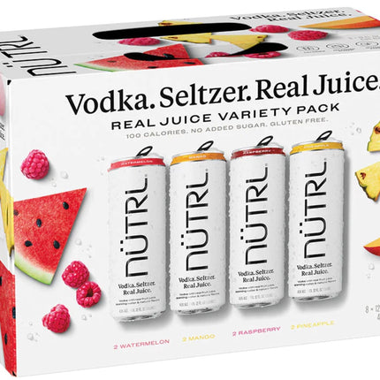 Nutrl Fruit Variety Pack Vodka Seltzer - Barbank