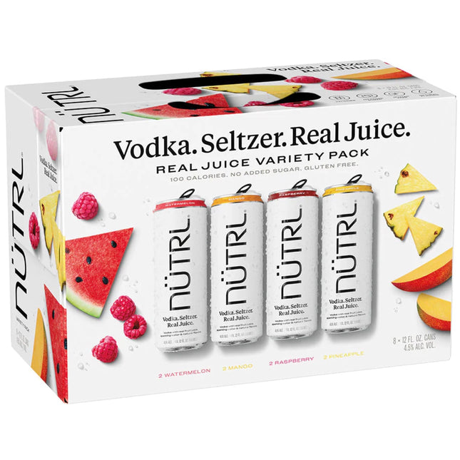 Nutrl Fruit Variety Pack Vodka Seltzer - Barbank