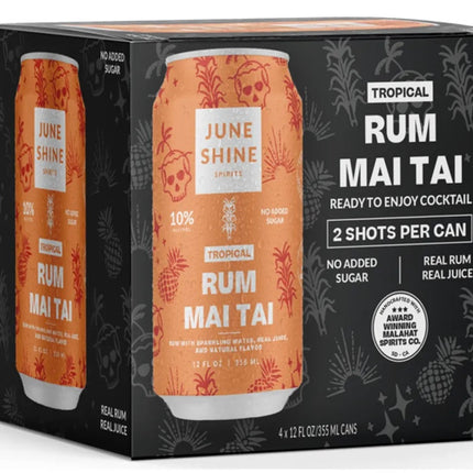 Juneshine Tropical Rum Mai Tai 4 Pack - Barbank