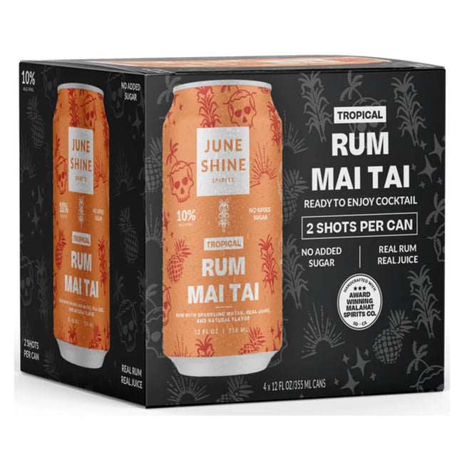 Juneshine Tropical Rum Mai Tai 4 Pack - Barbank