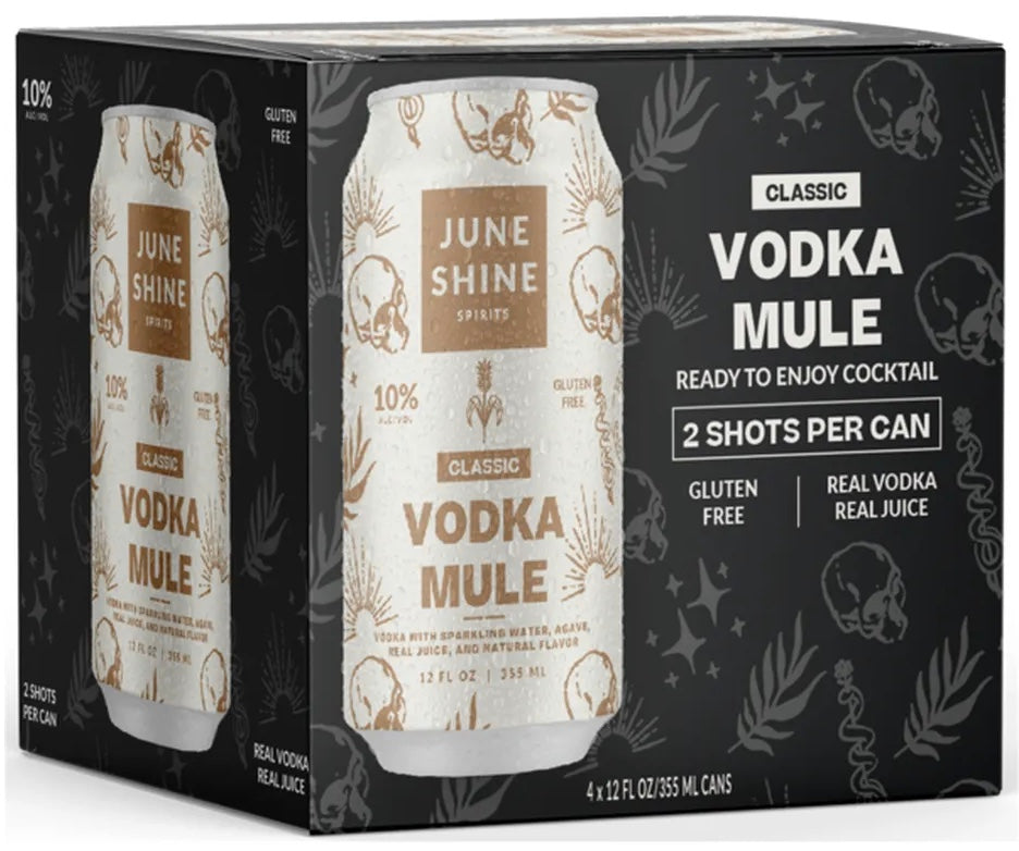 Juneshine Vodka Mule 4 Pack
