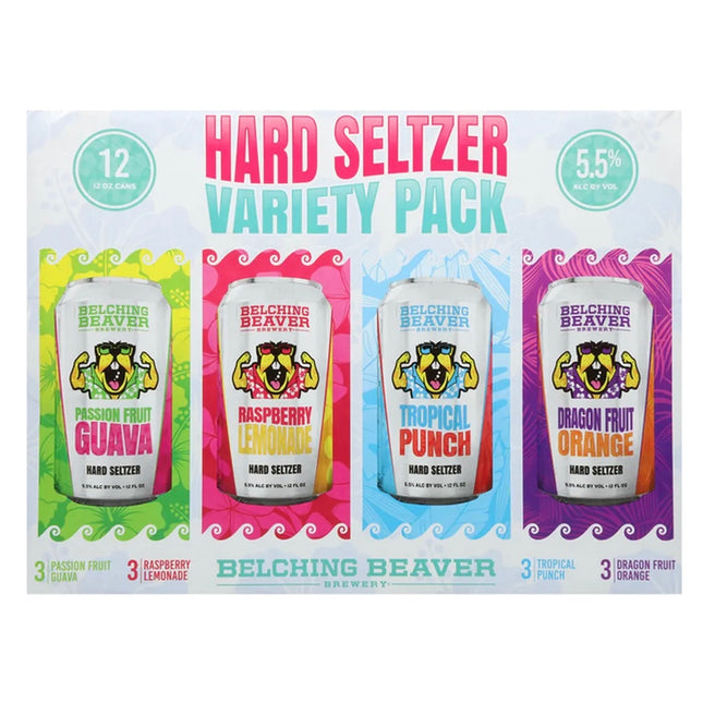 Belching Beaver Hard Seltzer Variety 12 Pack - Barbank