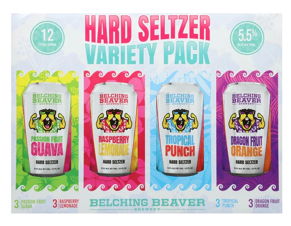 Belching Beaver Hard Seltzer Variety 12 Pack