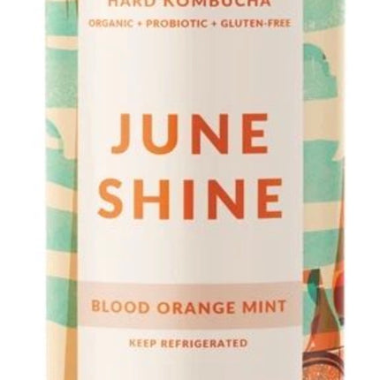 Juneshine Hard Kombucha Blood Orange Mint - Barbank