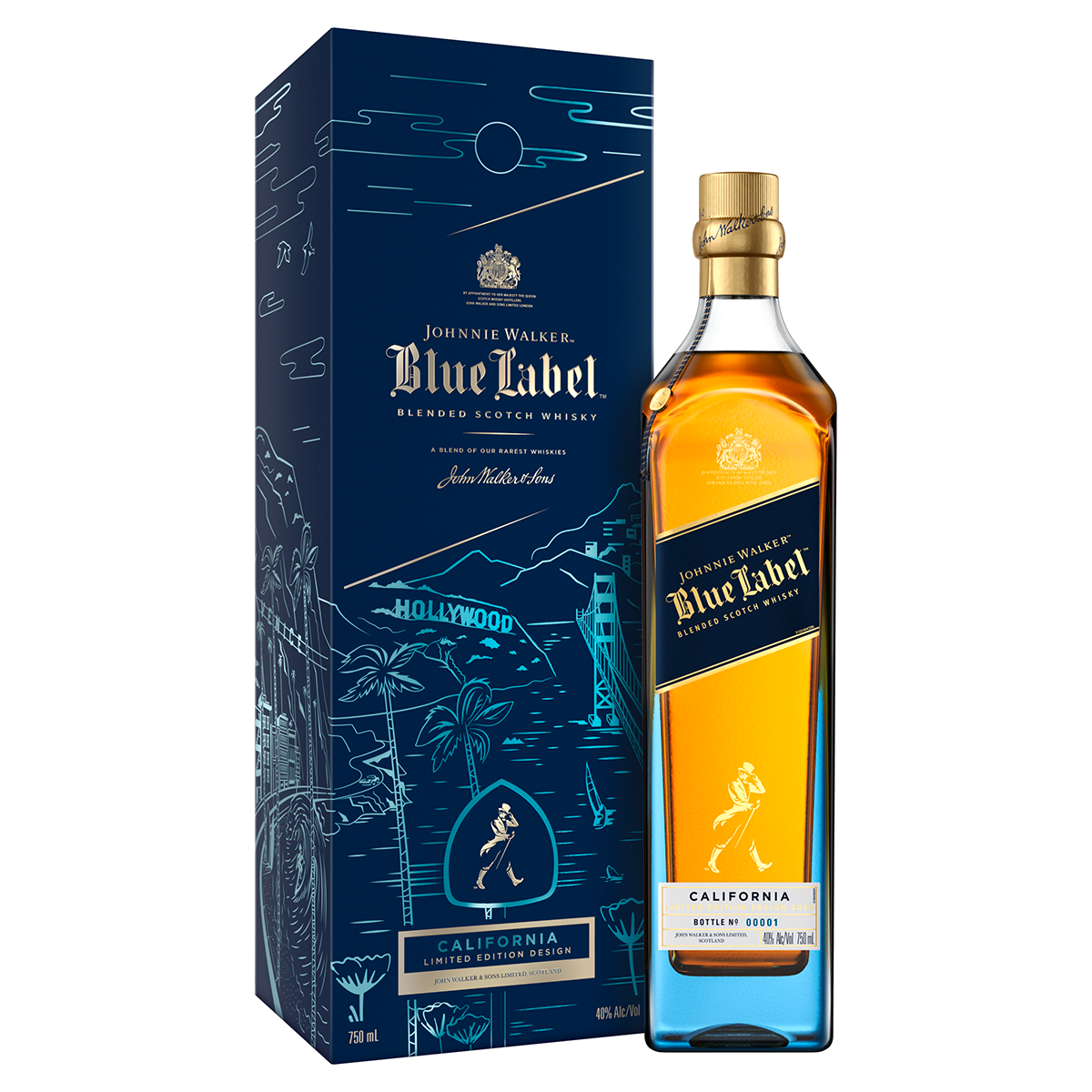 Johnnie Walker Blue Label California Limited Edition – Barbank Johnnie Walker Blue Label California Limited Edition – Barbank