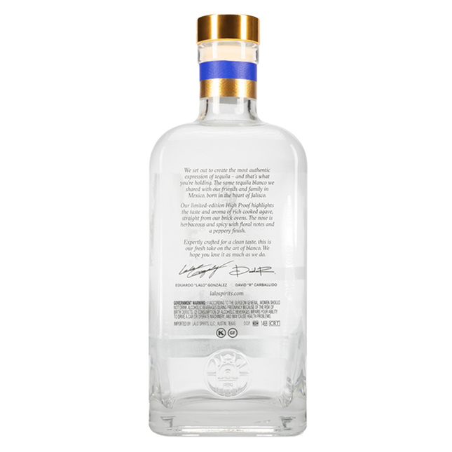 LALO Tequila High Proof - Barbank