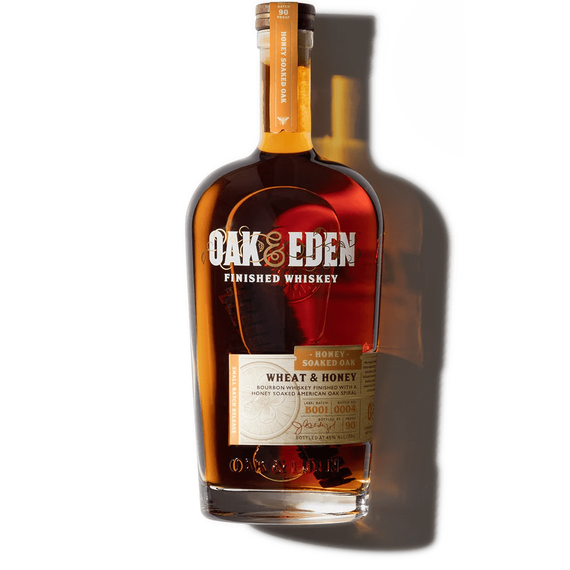 Oak & Eden Wheat and Honey Bourbon Whiskey - Barbank