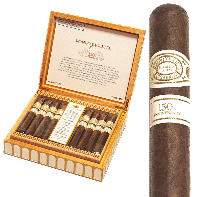 Romeo Y Julieta 150th Anniversary Balconet Romeo Y Julieta 150th Anniversary Balconet - Box of 16