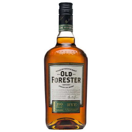 Old Forester 100 Proof Rye Whisky - Barbank