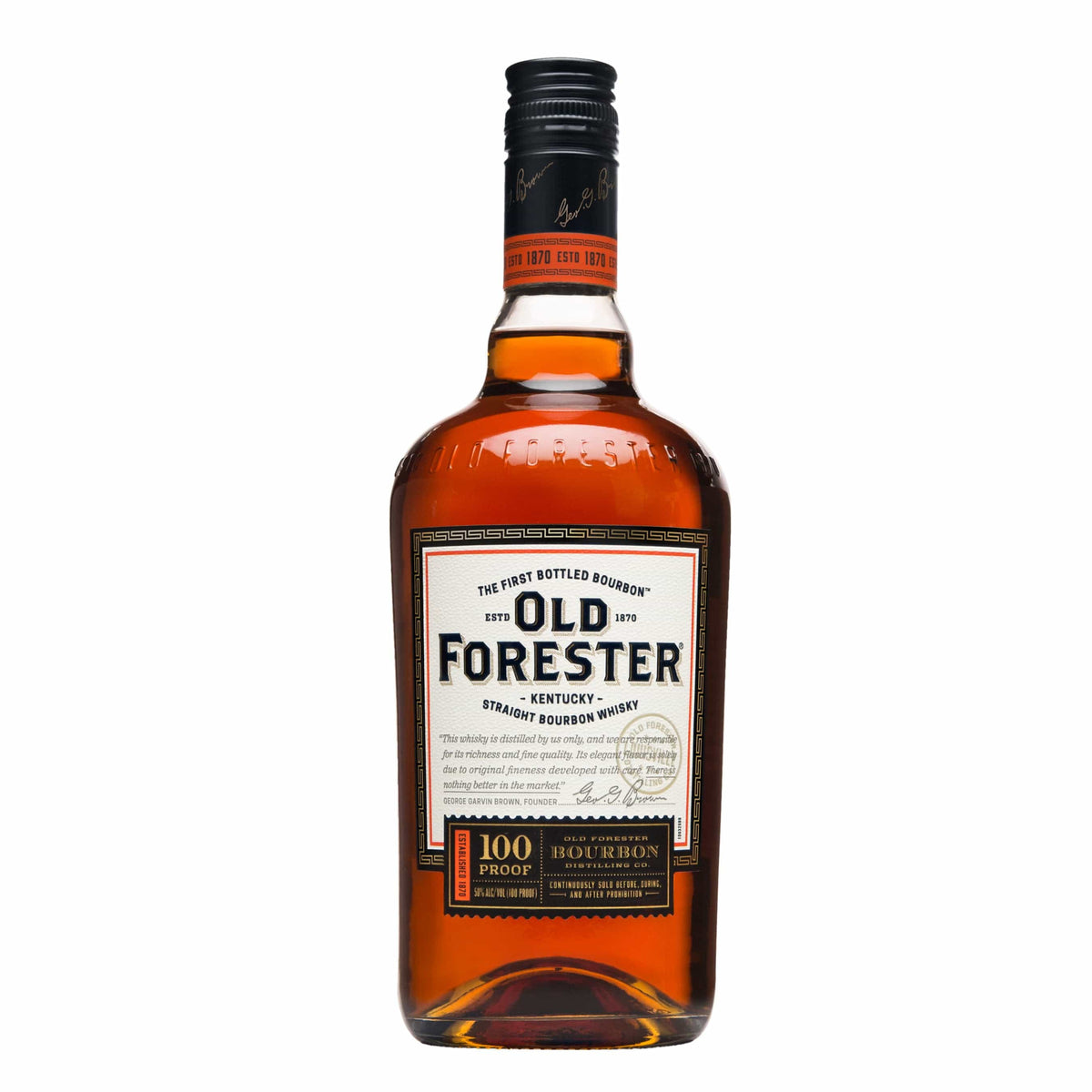 Old Forester 100 Proof Whisky - Barbank