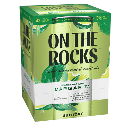 On The Rocks Cocktail Sparkling Lime Margarita