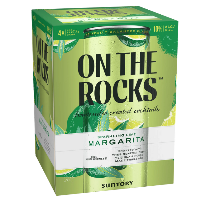 On The Rocks Cocktail Sparkling Lime Margarita