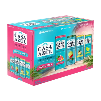 Casa Azul Tequila Playa 8 Pack