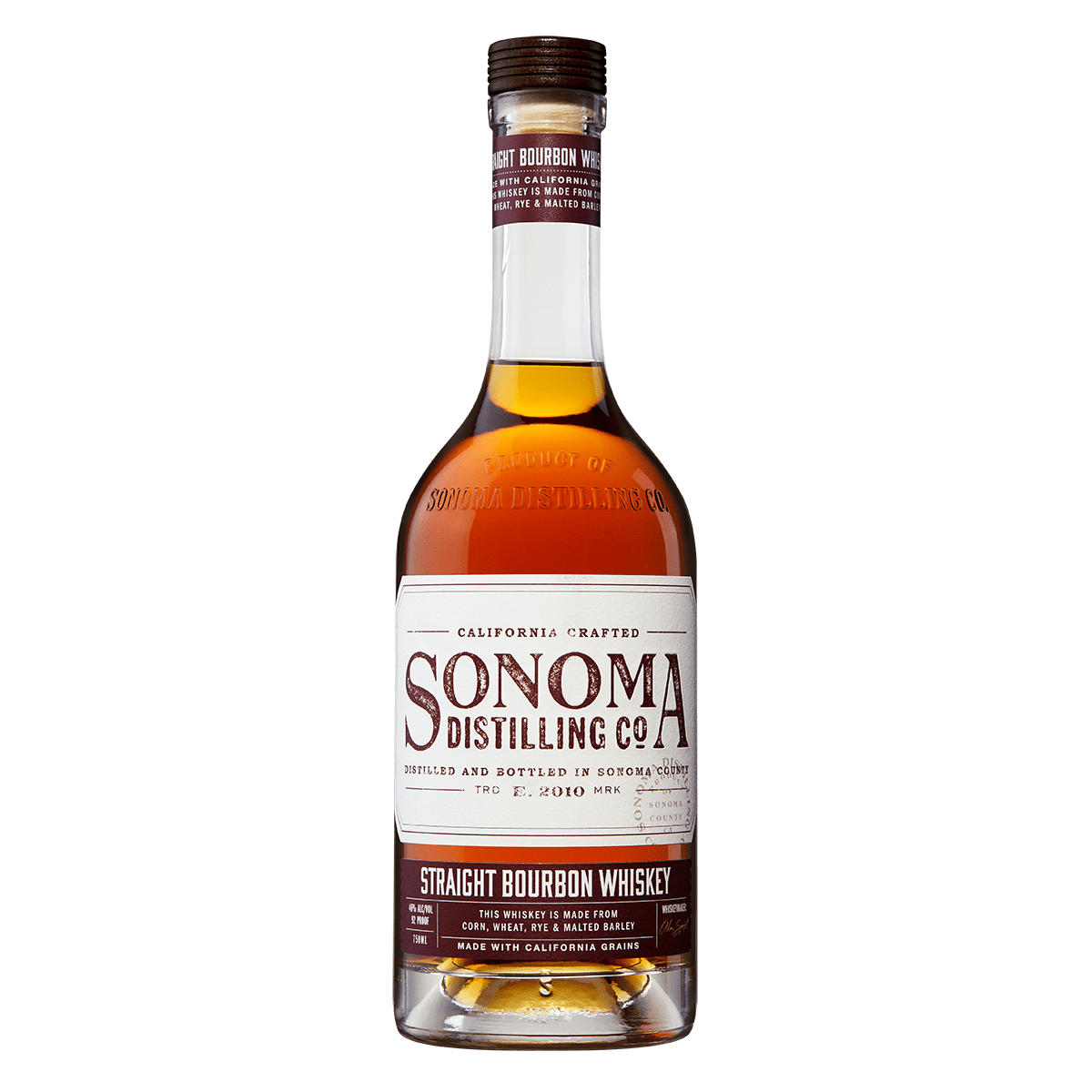 Sonoma Distilling Straight Bourbon Whiskey - Barbank