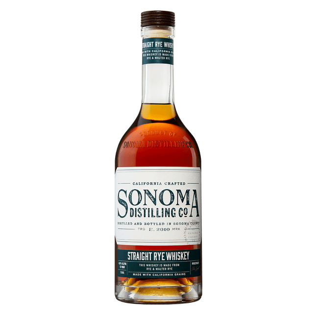 Sonoma Distilling Straight Rye Whiskey - Barbank