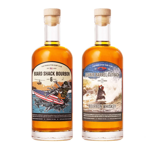The Pendleton Surf Club Bourbon Bundle Bottles