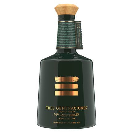 Tres Generaciones 50th Anniversary Legacy Edition Anejo Tequila Bottle