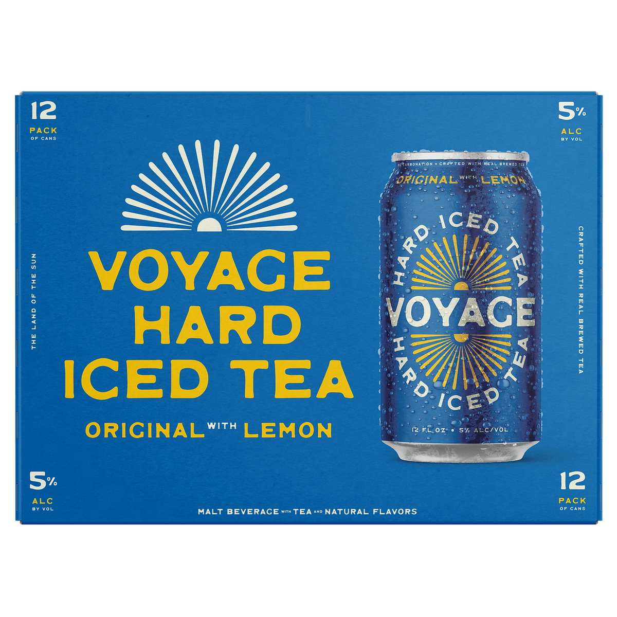 Voyage Hard Iced Tea Original Lemon 12 Pack - Barbank