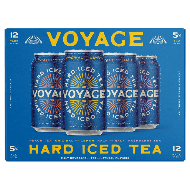 Voyage Hard Iced Tea Variety 12 Pack - Barbank