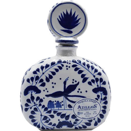 Azulejos Talavera Añejo Bottle #1 (Blue)